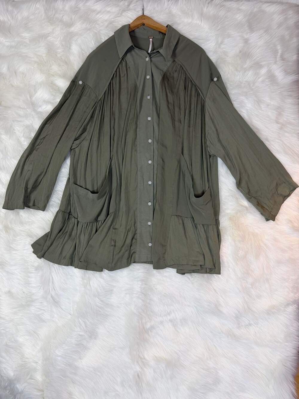 Free People L86823 Women's Serpant Moonstruck Short Shirtdress Size S